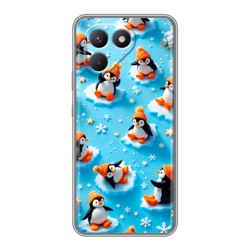 Силиконовый чехол на Tecno Pova 7 Neo с принтом Новый год Силиконовый чехол на Tecno Pova 7 Neo с принтом Новый год