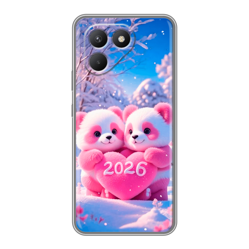 Силиконовый чехол на Tecno Pova 7 Neo с принтом Новый год Силиконовый чехол на Tecno Pova 7 Neo с принтом Новый год