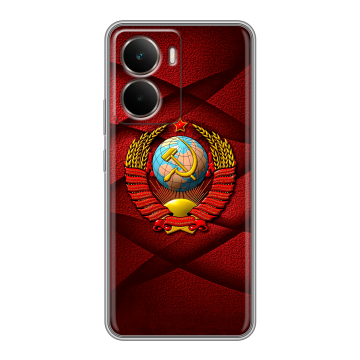 Силиконовый чехол на Realme P3 с принтом Герб СССР Силиконовый чехол на Realme P3 с принтом Герб СССР