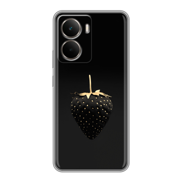 Силиконовый чехол на Realme P3 с принтом Черная клубника Силиконовый чехол на Realme P3 с принтом Черная клубника