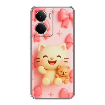 Силиконовый чехол на Realme P3 с принтом для девочек