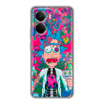 Силиконовый чехол на Realme P3 с принтом Рик и Морти Rick Morty
