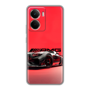 Силиконовый чехол на Realme P3 с принтом Мерседес Mercedes AMG Силиконовый чехол на Realme P3 с принтом Мерседес Mercedes AMG