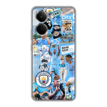 Силиконовый чехол на Realme P3 с принтом Man City Манчестер Сити Силиконовый чехол на Realme P3 с принтом Man City Манчестер Сити