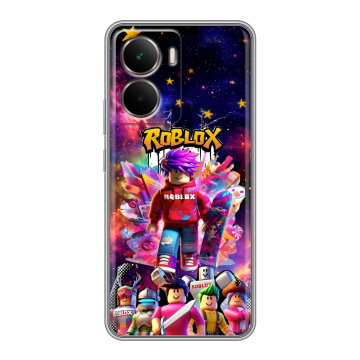 Силиконовый чехол на Realme P3 с принтом Roblox Роблокс Силиконовый чехол на Realme P3 с принтом Roblox Роблокс