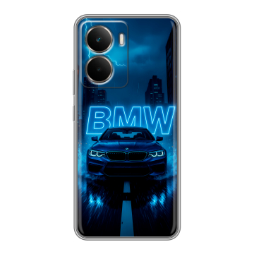 Силиконовый чехол на Realme P3 с принтом BMW БМВ Силиконовый чехол на Realme P3 с принтом BMW БМВ