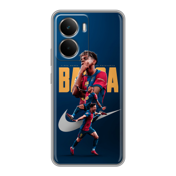 Силиконовый чехол на Realme P3 с принтом Барселона Barca Yamal 