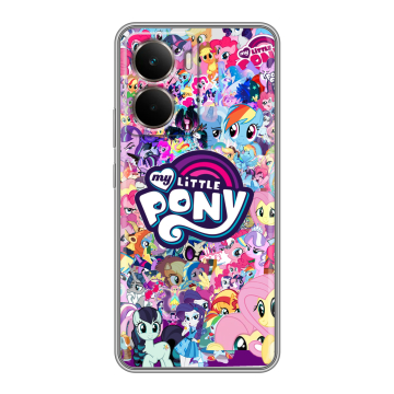 Силиконовый чехол на Realme P3 с принтом My little pony Дружба чудо