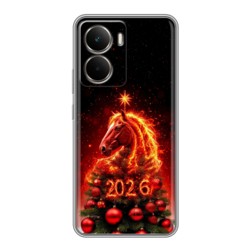 Силиконовый чехол на Realme P3 с принтом Новый год Силиконовый чехол на Realme P3 с принтом Новый год