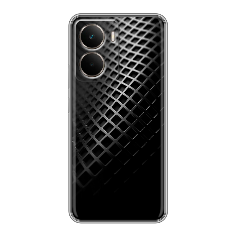 Силиконовый чехол на Realme P3 с принтом Текстура металла Силиконовый чехол на Realme P3 с принтом Текстура металла