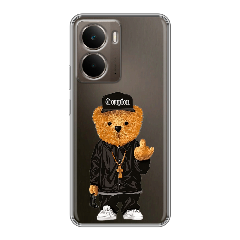 Силиконовый чехол на Realme P3 с принтом Плюшевый медведь Силиконовый чехол на Realme P3 с принтом Плюшевый медведь