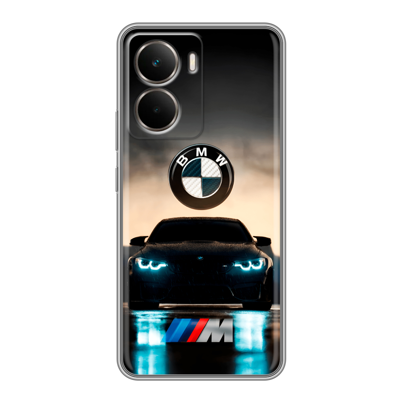 Силиконовый чехол на Realme P3 с принтом БМВ BMW Силиконовый чехол на Realme P3 с принтом БМВ BMW