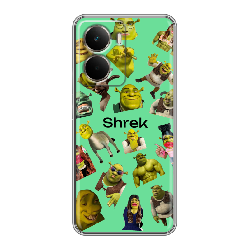Силиконовый чехол на Realme P3 с принтом Шрек Shrek Силиконовый чехол на Realme P3 с принтом Шрек Shrek
