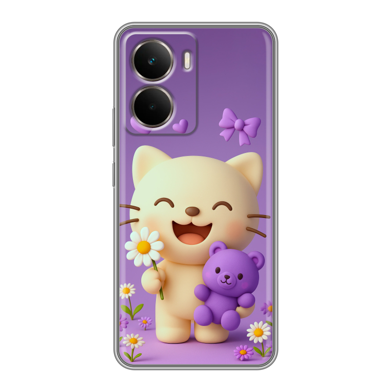 Силиконовый чехол на Realme P3 с принтом для девочек Силиконовый чехол на Realme P3 с принтом для девочек