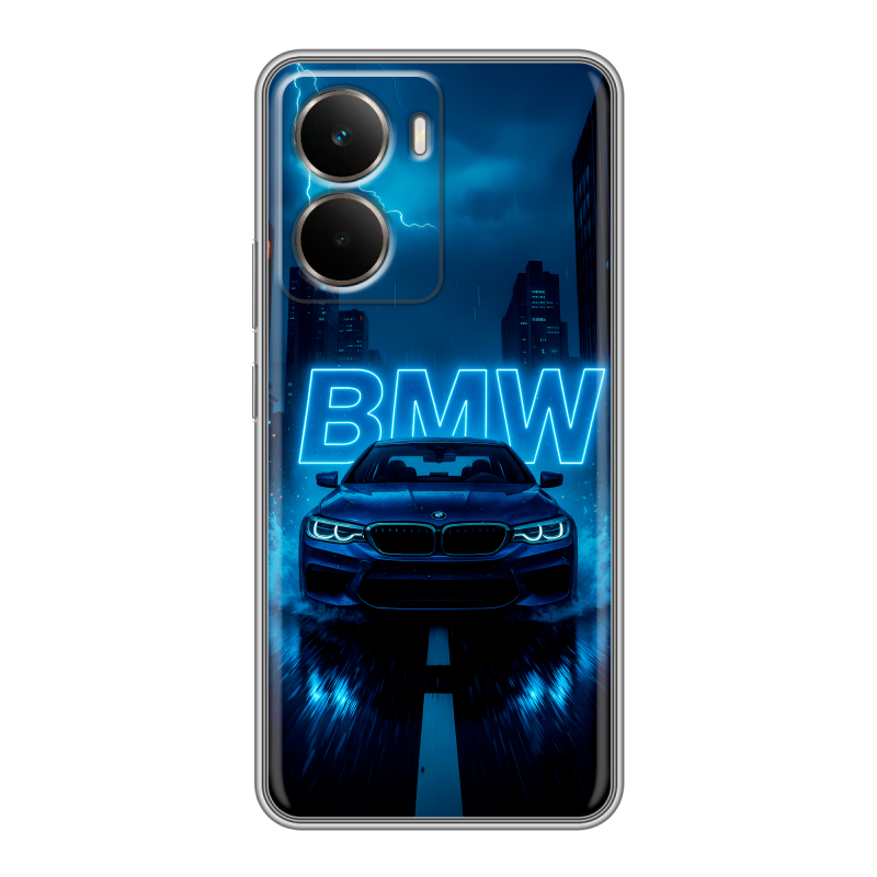 Силиконовый чехол на Realme P3 с принтом BMW БМВ Силиконовый чехол на Realme P3 с принтом BMW БМВ