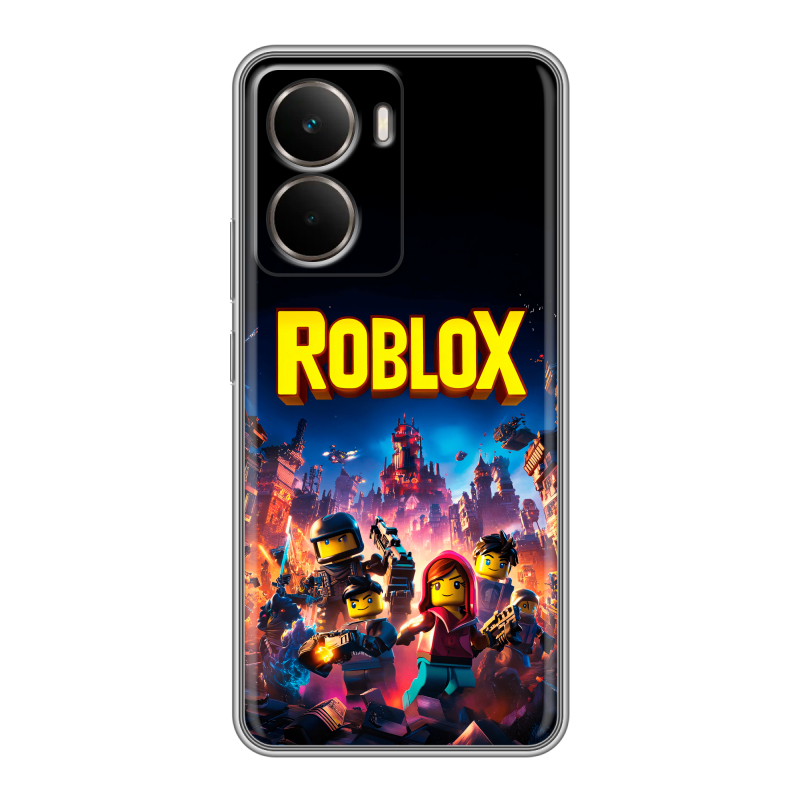 Силиконовый чехол на Realme P3 с принтом Roblox Роблокс Силиконовый чехол на Realme P3 с принтом Roblox Роблокс