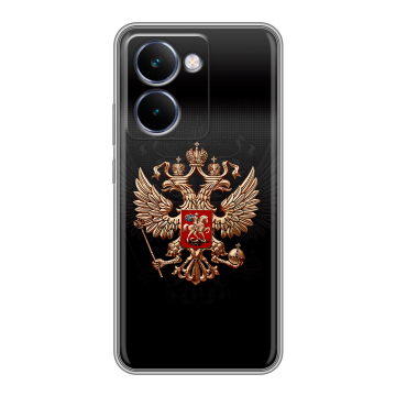Силиконовый чехол на Realme P3 Ultra с принтом Герб России Силиконовый чехол на Realme P3 Ultra с принтом Герб России