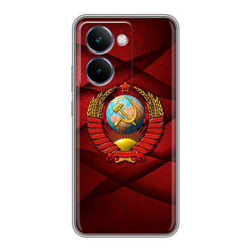 Силиконовый чехол на Realme P3 Ultra с принтом Герб СССР Силиконовый чехол на Realme P3 Ultra с принтом Герб СССР