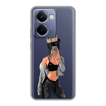 Силиконовый чехол на Realme P3 Ultra с принтом Женские принты Силиконовый чехол на Realme P3 Ultra с принтом Женские принты