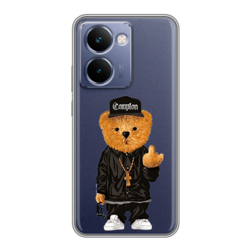 Силиконовый чехол на Realme P3 Ultra с принтом Мишка