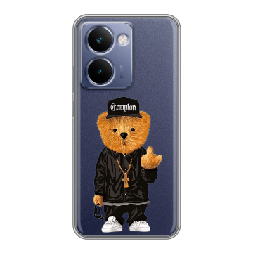 Силиконовый чехол на Realme P3 Ultra с принтом Плюшевый медведь