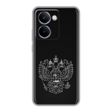 Силиконовый чехол на Realme P3 Ultra с принтом Герб России