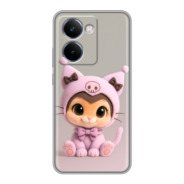 Силиконовый чехол на Realme P3 Ultra с принтом Куроми Kuromi 