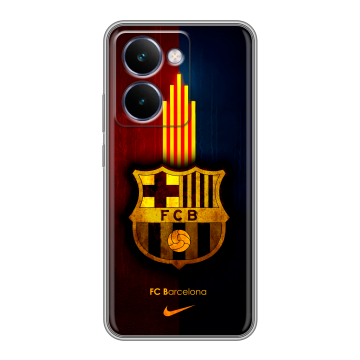 Силиконовый чехол на Realme P3 Ultra с принтом Барселона Barcelona