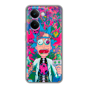 Силиконовый чехол на Realme P3 Ultra с принтом Рик и Морти Rick Morty