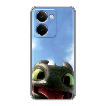 Силиконовый чехол на Realme P3 Ultra с принтом Как приручить дракона