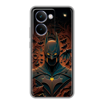 Силиконовый чехол на Realme P3 Ultra с принтом Batman Бэтмен