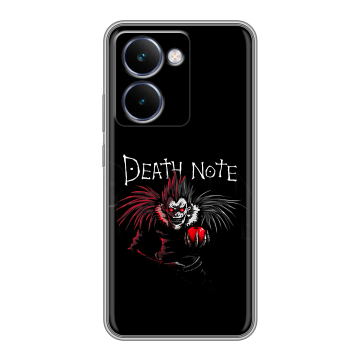 Силиконовый чехол на Realme P3 Ultra с принтом Death note Тетрадь смерти