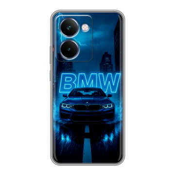 Силиконовый чехол на Realme P3 Ultra с принтом BMW БМВ