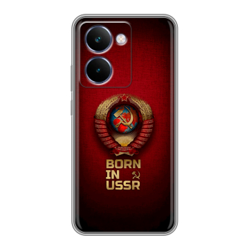 Силиконовый чехол на Realme P3 Ultra с принтом Флаг Герб СССР