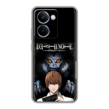 Силиконовый чехол на Realme P3 Ultra с принтом Death note Тетрадь смерти