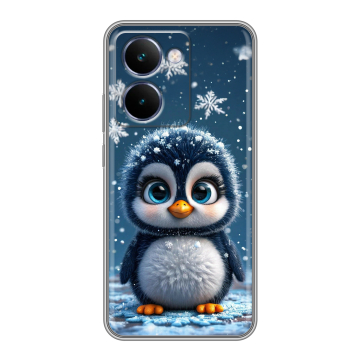 Силиконовый чехол на Realme P3 Ultra с принтом Новый год