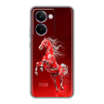 Силиконовый чехол на Realme P3 Ultra с принтом Новый год