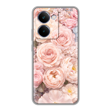 Силиконовый чехол на Realme P3 Ultra с принтом женский