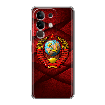 Силиконовый чехол на Vivo Y29 с принтом Герб СССР Силиконовый чехол на Vivo Y29 с принтом Герб СССР