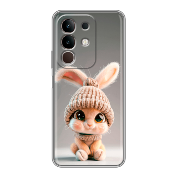 Силиконовый чехол на Vivo Y29, IQOO Z10X 5G с принтом Кролик