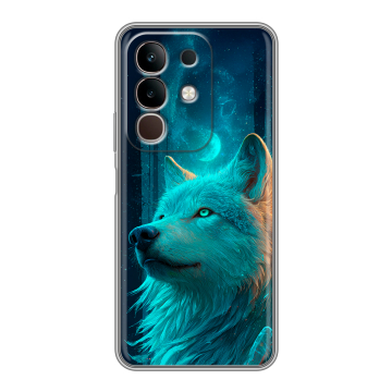 Силиконовый чехол на Vivo Y29, IQOO Z10X 5G с принтом бабочки саккура