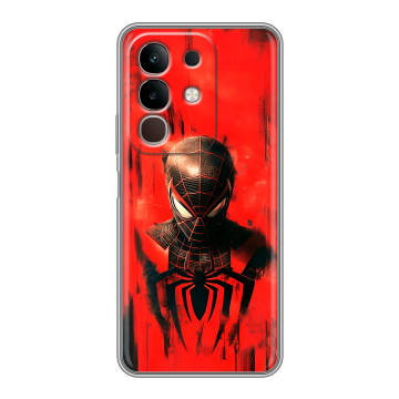 Силиконовый чехол на Vivo Y29, IQOO Z10X 5G с принтом человек паук spiderman