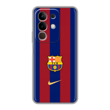 Силиконовый чехол на Vivo Y29, IQOO Z10X 5G с принтом Барселона Barcelona