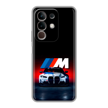 Силиконовый чехол на Vivo Y29, IQOO Z10X 5G с принтом БМВ BMW