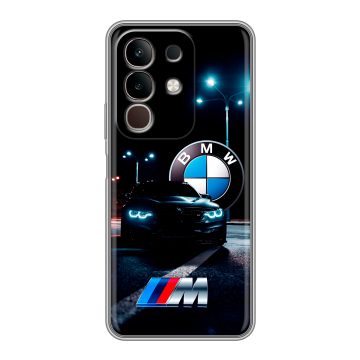 Силиконовый чехол на Vivo Y29, IQOO Z10X 5G с принтом БМВ BMW