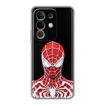 Силиконовый чехол на Vivo Y29, IQOO Z10X 5G с принтом человек паук spiderman