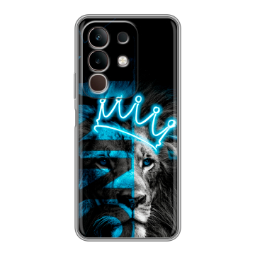 Силиконовый чехол на Vivo Y29, IQOO Z10X 5G с принтом Король лев Силиконовый чехол на Vivo Y29, IQOO Z10X 5G с принтом Король лев