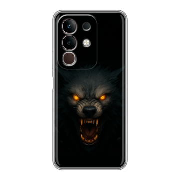 Силиконовый чехол на Vivo Y29, IQOO Z10X 5G с принтом Волк Силиконовый чехол на Vivo Y29, IQOO Z10X 5G с принтом Волк