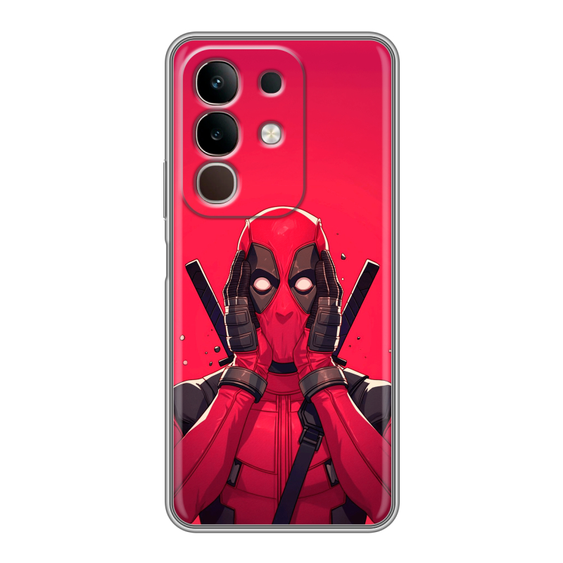 Силиконовый чехол на Vivo Y29, IQOO Z10X 5G с принтом Дедпул Deadpool Силиконовый чехол на Vivo Y29, IQOO Z10X 5G с принтом Дедпул Deadpool