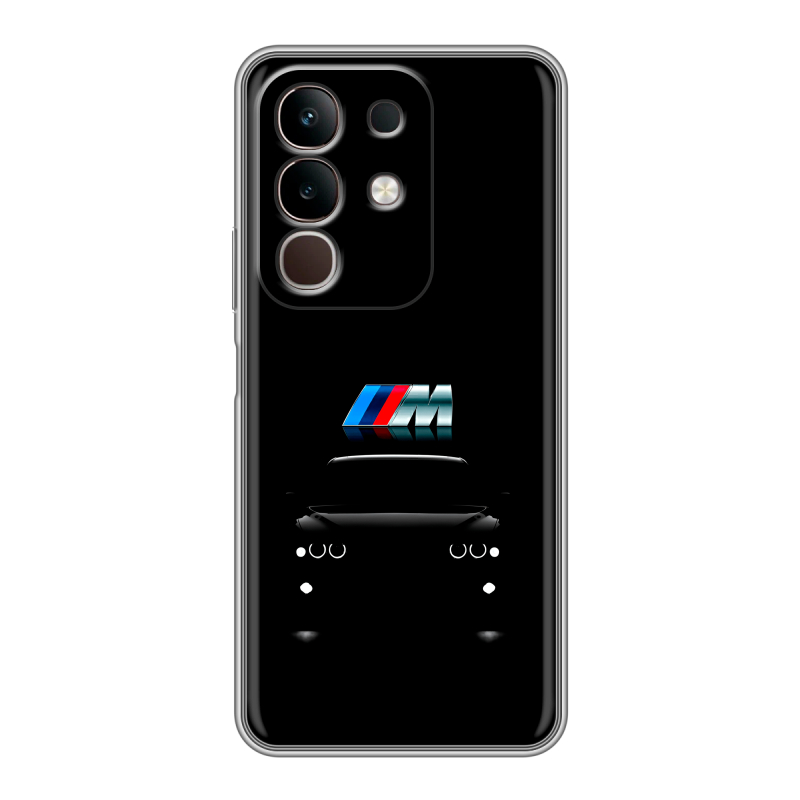 Силиконовый чехол на Vivo Y29, IQOO Z10X 5G с принтом БМВ BMW Силиконовый чехол на Vivo Y29, IQOO Z10X 5G с принтом БМВ BMW
